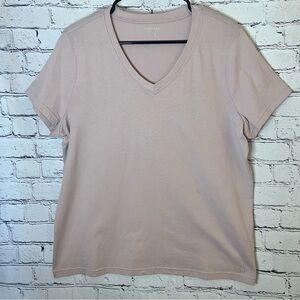 Calvin Klein Performance‎ Rose Pink V-Neck Tee Size XL